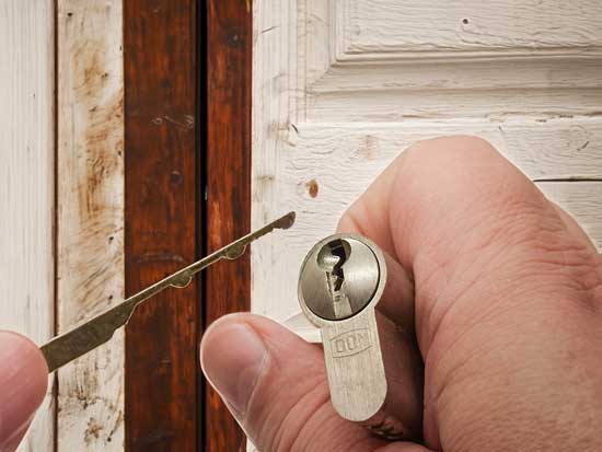 Sicherheitsschloss wir von unseren Monteur repariert